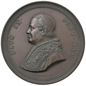 Medals - Pio IX (1846-1878) Medaglia coniata di grande modu...