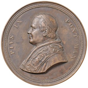 Medals - Pio IX (1846-1878) Medaglia coniata di grande modu...