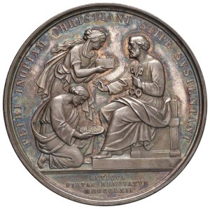 Medals - Pius IX (1846-1878) Annual Medal 1862 An. XVII ...