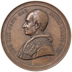 Medals - Leo XIII (1878-1903) Large medal An. III Bas...