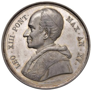 Medals - Leo XIII (1878-1903) Annual Medal 1891 An. P...