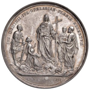Medals - Leone XIII (1878-1903) Medaglia annuale 1891 An. P...