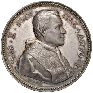 Medals - Pio X (1903-1914) Medaglia annuale 1903 An. I Stem...