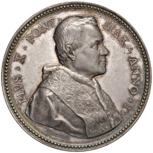 Medals - Pius X (1903-1914) Annual Medal 1903 An. I Stem...