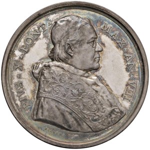 Medals - Pius X (1903-1914) Annual Medal 1909 An. VIII L...