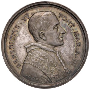 Medals - Benedict XV (1914-1922) Annual Medal An. III ...