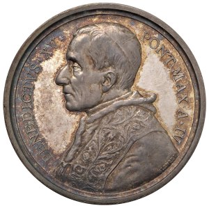 Medals - Benedict XV (1914-1922) Annual medal An. IV I...