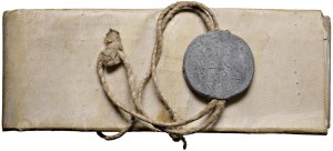 Medals - Clement XIII (1693-1769) Plumbea bull with docume...