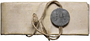 Medals - Clement XIII (1693-1769) Plumbea bull with docume...