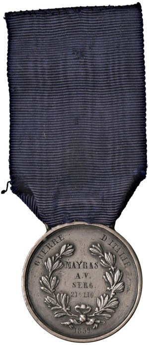 Medals - Victor Emmanuel II Medal 1859 Military Valor...