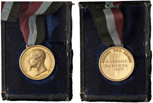 Medals - Victor Emmanuel II Medal 1860 Conferred on Rob...