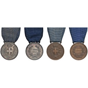 Medals - Regno d'Italia Lotto di 2 medaglie al valore milit...