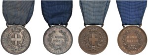 Medals - Kingdom of Italy Lot of 2 military valor medals...