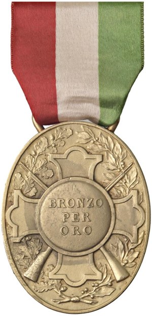 Medals - Kingdom of Italy National War Medal 1917 Shooting...