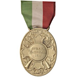 Medals - Regno d'Italia Guerra Nazionale Medaglia 1917 Tiro...