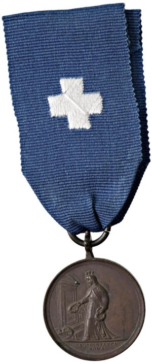 Medals - White Cross Medal 1887 Mother of a Hero of Dog...