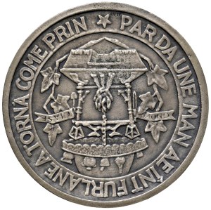 Medals - Italian Republic Medal 1976 Earthquake of Fr...