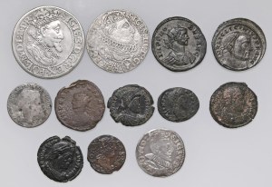 Lots - § Lot of 12 ancient and modern coins. Not acc...
