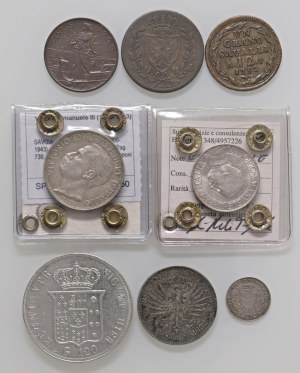 Lots - Lot of 8 coins from various Italian mints. Not si...