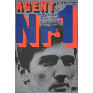 Agent Nr 1, plakat filmowy, 1971
