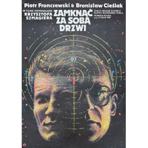 Janusz Obłucki, Close the door behind you, movie poster, 1987