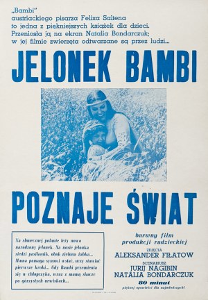 Bambi the deer meets the world, movie poster, 1987