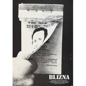 Andrzej Krauze, Tomasz Sikora, Scar, movie poster, 1976