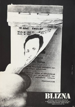 Andrzej Krauze, Tomasz Sikora, Scar, movie poster, 1976