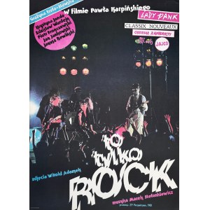 Witold Dybowski, To tylko Rock, movie poster, 1984