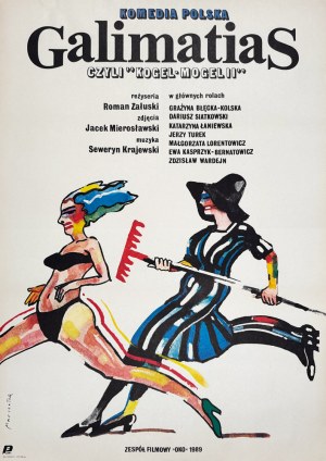 Grzegorz Marszałek, Galimatias, czyli kogel-mogel II, movie poster, 1989