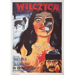 Maria Ihnatowicz Mucha, Wilczyca, plakat filmowy, 1982