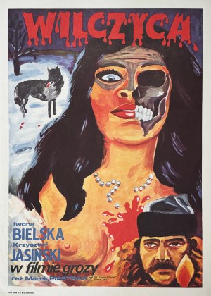 Maria Ihnatowicz Mucha, Wolf Woman, movie poster, 1982