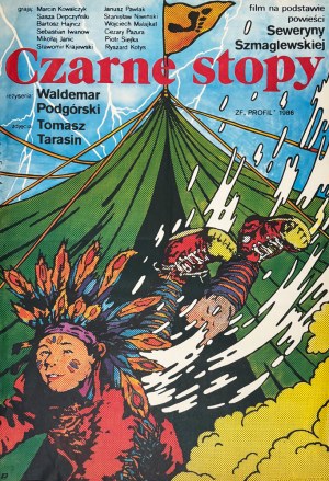 Janusz Obłucki, Black Feet, movie poster, 1986