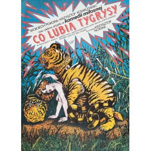 Janusz Obłucki, Co lubią tygrysy, plakat filmowy, 1989