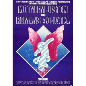 Marek Goebel, I am a butterfly or the romance of a 40-year-old, movie poster, 1976