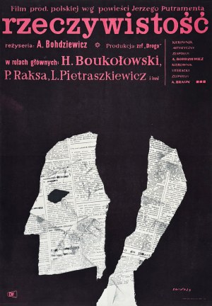 Waldemar Swierzy, Reality, movie poster, 1961