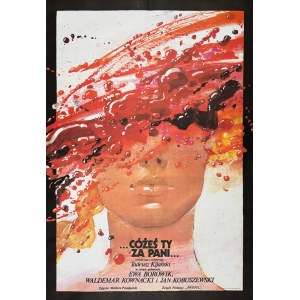 Waldemar Świerzy, Cóżeś ty za pani, plakat filmowy, 1979