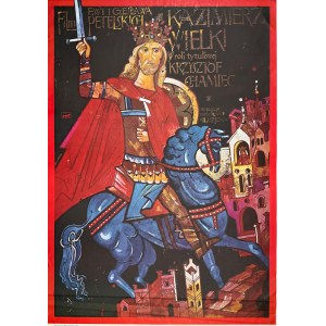 Waldemar Świerzy, Kazimierz Wielki, plakat filmowy, 1975