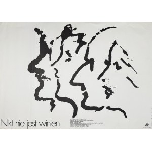 Nikt nie jest winien, plakat filmowy, 1988