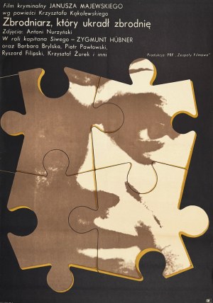 Maciej Hibner, The criminal who stole the crime, movie poster, 1969