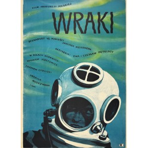 Władysław Janiszewski, Wraki, plakat filmowy, 1957