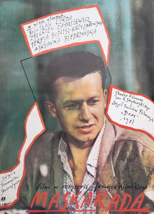 Andrzej Pągowski, Masquerade, movie poster, 1987