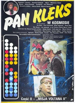 Jakub Erol, Pan Kleks w Kosmosie, plakat filmowy, 1988