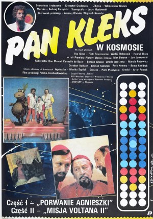 Jakub Erol, Pan Kleks w Kosmosie, plakat filmowy, 1988