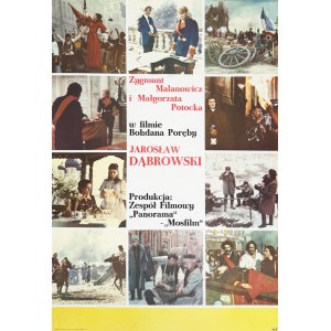Jarosław Dąbrowski, plakat filmowy, 1975