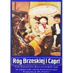 Róg Brzeskiej i Capri, plakat filmowy, 1979