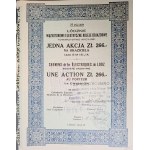 1924. LODZ NARROW GAUGE ELECTRIC COMMUTER RAILROADS AND EMISSION