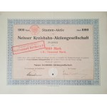 1913. [NYSA-MALA ŚCINAWA DISTRICT RAILROAD] NEISSER KREISBAHN AKTIENGESELLSCHAFT