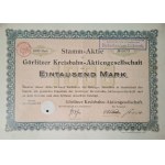 1906 [ZGORZELEC DISTRICT RAILROAD] GORLITZER KREISBAHN AKTIENGESELLSCHAFT