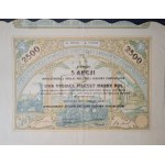 1923. WARSAW STEAM LOCOMOTIVE CONSTRUCTION COMPANY V ISSUE OF 2500 MARKS